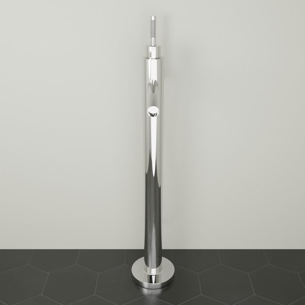 Olga Thermostatic Freestanding Tub Faucet with Hand Shower