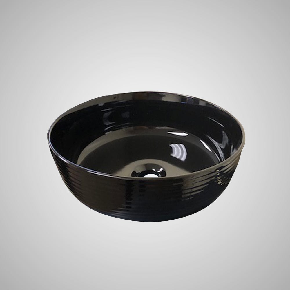 Orin Vitreous China Vessel Sink - Black