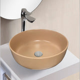 Osburn Vitreous China Vessel Sink - Matte Tan