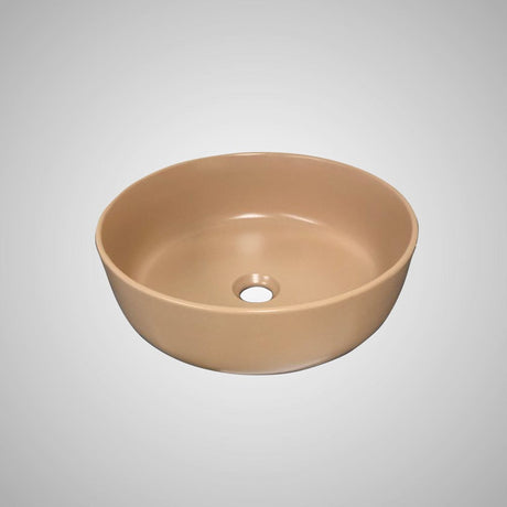 Osburn Vitreous China Vessel Sink - Matte Tan