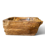 Paden Petrified Wood Vessel Sink - Brown Interior