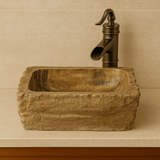Paden Petrified Wood Vessel Sink - Brown Interior