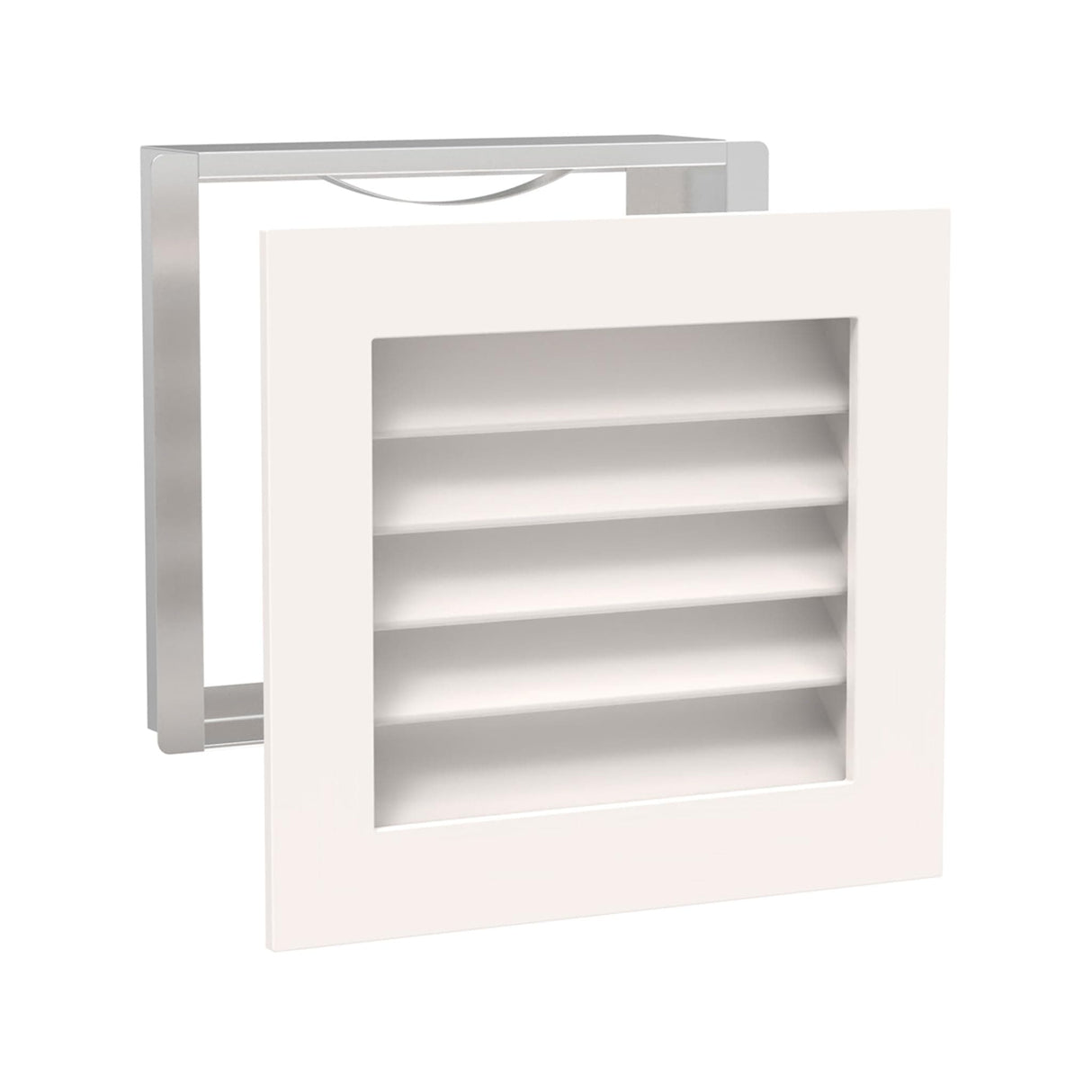 Paintable Wood Air Return Grille - 12" x 12" Duct Size