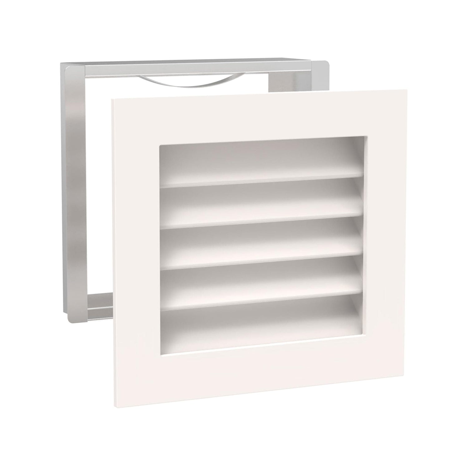 Paintable Wood Air Return Grille - 12" x 12" Duct Size