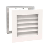 Paintable Wood Air Return Grille - 12" x 12" Duct Size