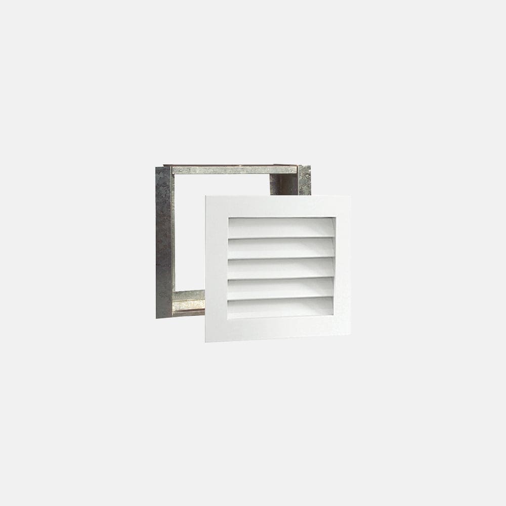Paintable Wood Air Return Grille - 12" x 12" Duct Size