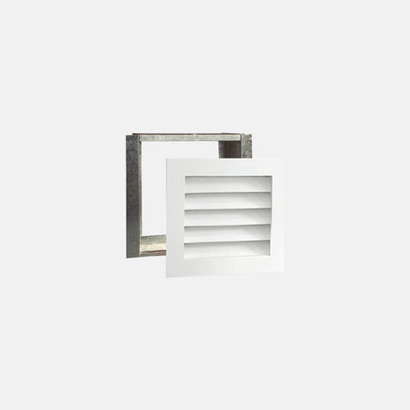 Paintable Wood Air Return Grille - 12" x 12" Duct Size