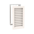 Paintable Wood Air Return Grille - 12" x 24" Duct Size
