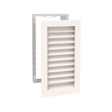 Paintable Wood Air Return Grille - 12" x 24" Duct Size