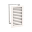 Paintable Wood Air Return Grille - 14" x 25" Duct Size