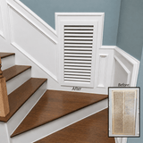 Paintable Wood Air Return Grille - 16" x 20" Duct Size