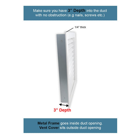 Paintable Wood Air Return Grille - 24" x 30" Duct Size