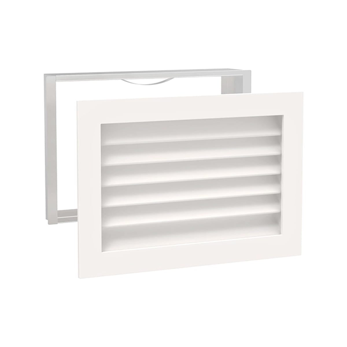 Paintable Wood Air Return Grille - 25" x 16" Duct Size