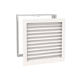 Paintable Wood Air Return Grille - 25" x 25" Duct Size