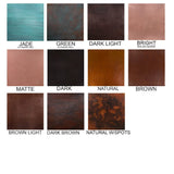 Paker Hammered Copper Double-Slipper Tub with Pedestal