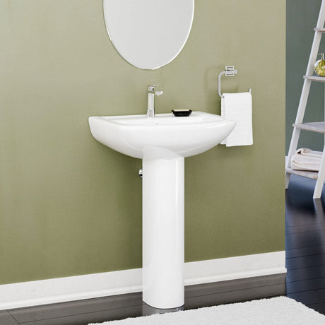 Paladoso Vitreous China Pedestal Sink