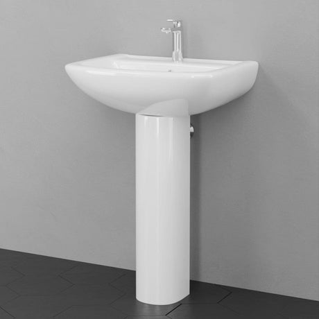 Paladoso Vitreous China Pedestal Sink
