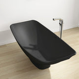 Paloma Solid Surface Stone Resin Freestanding Extra Deep Hammock Bathtub