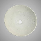 Pancosa Round Cast Concrete Vessel Sink - Cream