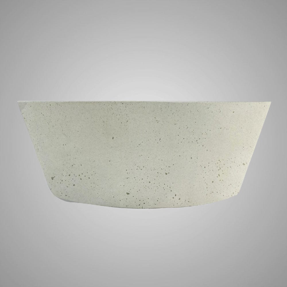 Pancosa Round Cast Concrete Vessel Sink - Cream