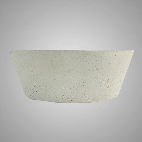 Pancosa Round Cast Concrete Vessel Sink - Cream