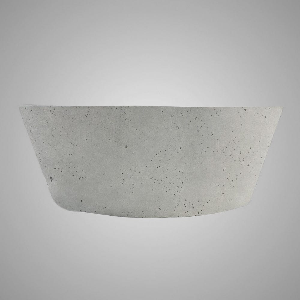 Pancosa Round Cast Concrete Vessel Sink - Dark Grey