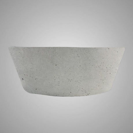 Pancosa Round Cast Concrete Vessel Sink - Dark Grey