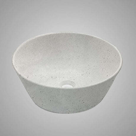 Pancosa Round Cast Concrete Vessel Sink - Light Grey