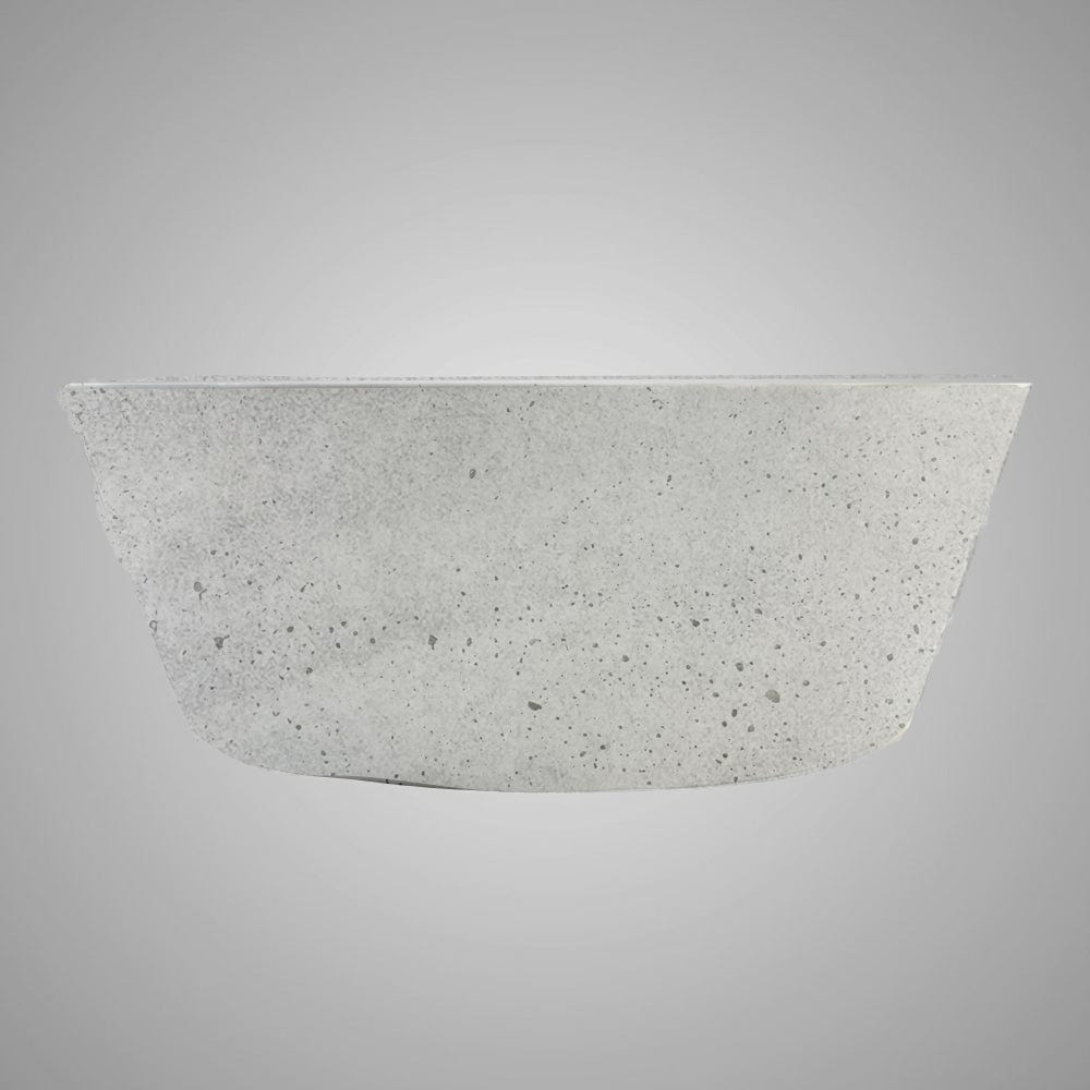 Pancosa Round Cast Concrete Vessel Sink - Light Grey