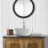 Pancosa Round Cast Concrete Vessel Sink - White