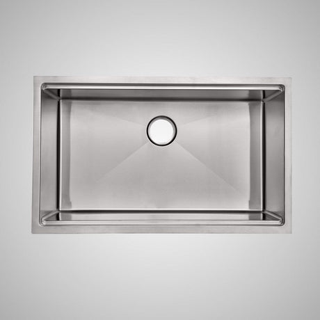 Panola Stainless Steel Single-Bowl Workstation Farmhouse Sink with Ledge