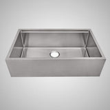 Panola Stainless Steel Single-Bowl Workstation Farmhouse Sink with Ledge