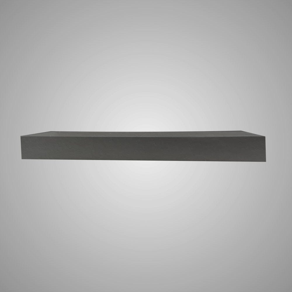 Papley Rectangular Cast Concrete Vessel B-Grade Sink - Black