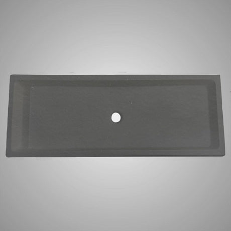 Papley Rectangular Cast Concrete Vessel B-Grade Sink - Black