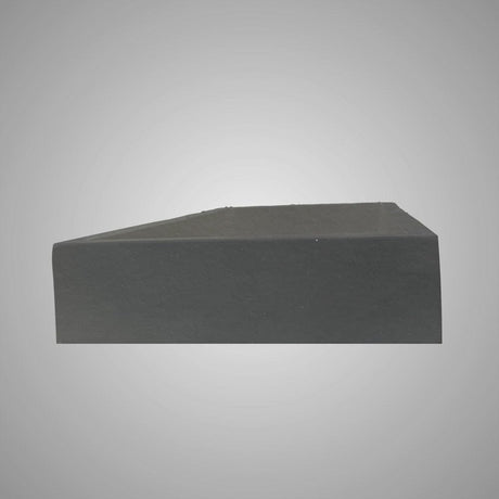 Papley Rectangular Cast Concrete Vessel B-Grade Sink - Black