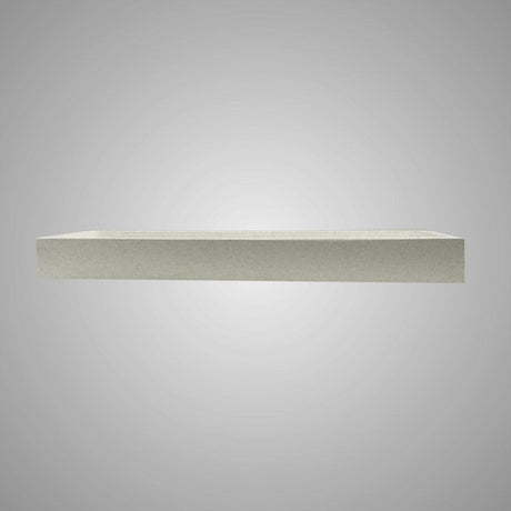 Papley Rectangular Cast Concrete Vessel B-Grade Sink - Cream