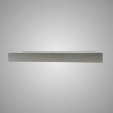 Papley Rectangular Cast Concrete Vessel B-Grade Sink - Dark Grey