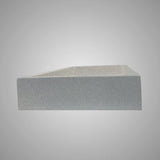 Papley Rectangular Cast Concrete Vessel B-Grade Sink - Dark Grey