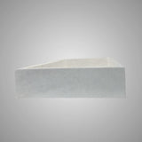 Papley Rectangular Cast Concrete Vessel B-Grade Sink - Light Grey