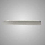 Papley Rectangular Cast Concrete Vessel B-Grade Sink - Light Grey