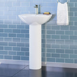 Parnesa Vitreous China Pedestal Sink