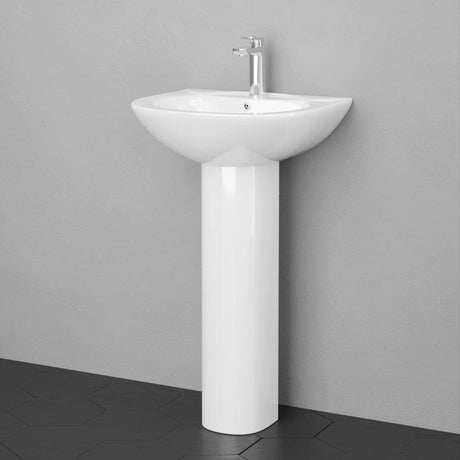 Parnesa Vitreous China Pedestal Sink