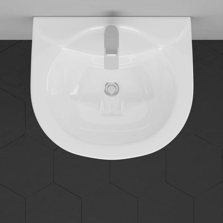 Parnesa Vitreous China Pedestal Sink