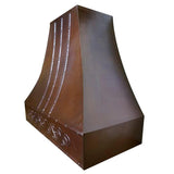 Pascal Hammered Copper Range Hood