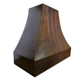 Pascal Hammered Copper Range Hood