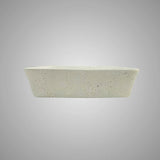 Paspen Rectangular Cast Concrete Vessel Sink - Cream