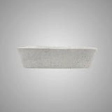 Paspen Rectangular Cast Concrete Vessel Sink - Light Grey