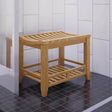 Peley Teak Shower Stool