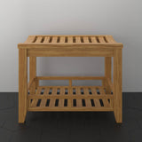 Peley Teak Shower Stool