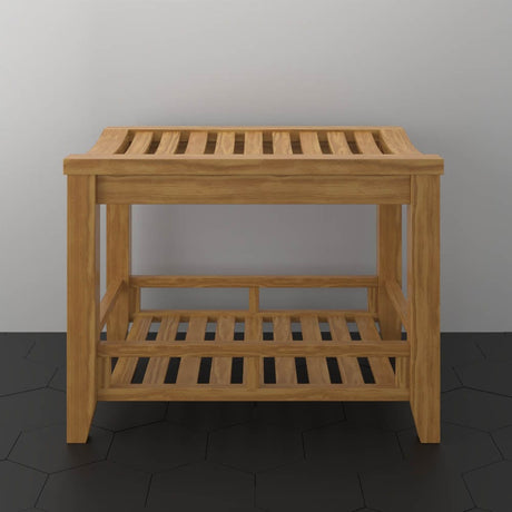 Peley Teak Shower Stool